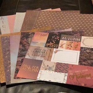Autumn 🍂 Loose Scrapbook Paper Bundle
